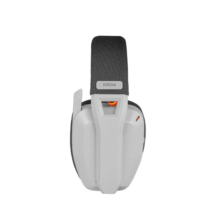 Krom NXKROMKANJIWH Casque Gaming KANJI Sans Fil Blanc - Bluetooth/2.4GHz/USB