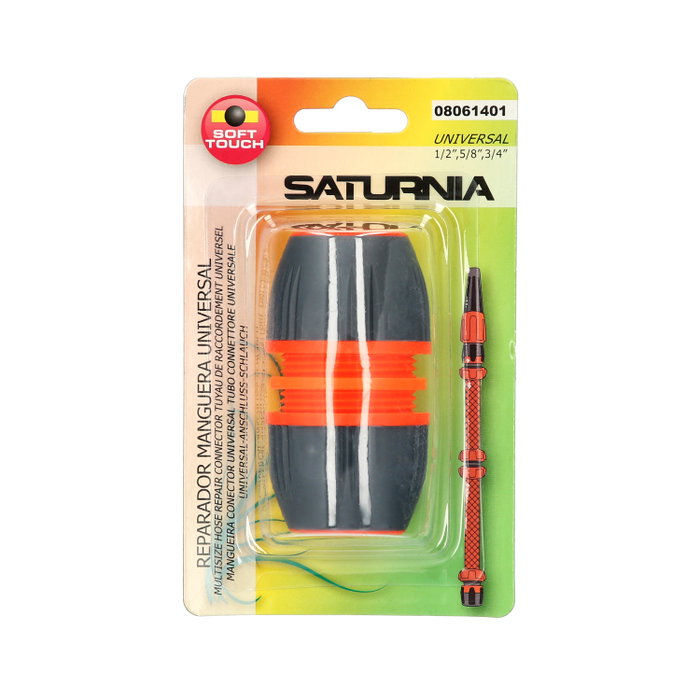 SATURNIA Réparateur de tuyau universel Soft Touch 1/2 pol, 5/8 pol et 3/4 pol