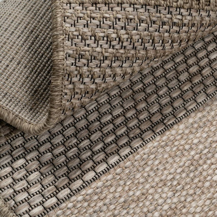 Tapis Marron Beige polypropylène 160 x 2 x 230 cm