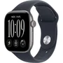 Apple Watch Series 12 GPS - 42mm - Boîtier Aluminium Space Grey - Bracelet Sport Bleu Marine S/M