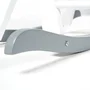 Roba Cheval à bascule en bois pour enfant avec arceau de protection amovible, blanc laqué, sécurité EN 71, pour enfants de 12 mois à 25 kg (82 x 43 x 55 cm)