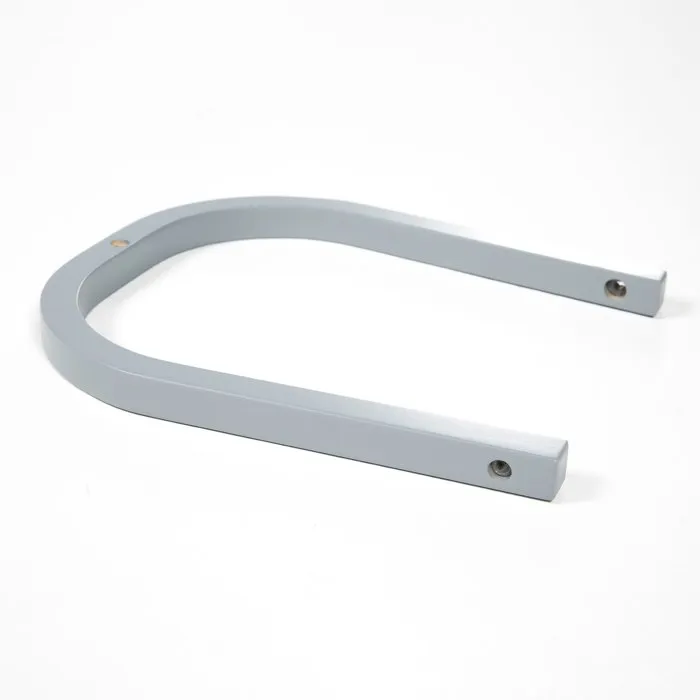 Roba Cheval à bascule en bois pour enfant avec arceau de protection amovible, blanc laqué, sécurité EN 71, pour enfants de 12 mois à 25 kg (82 x 43 x 55 cm)