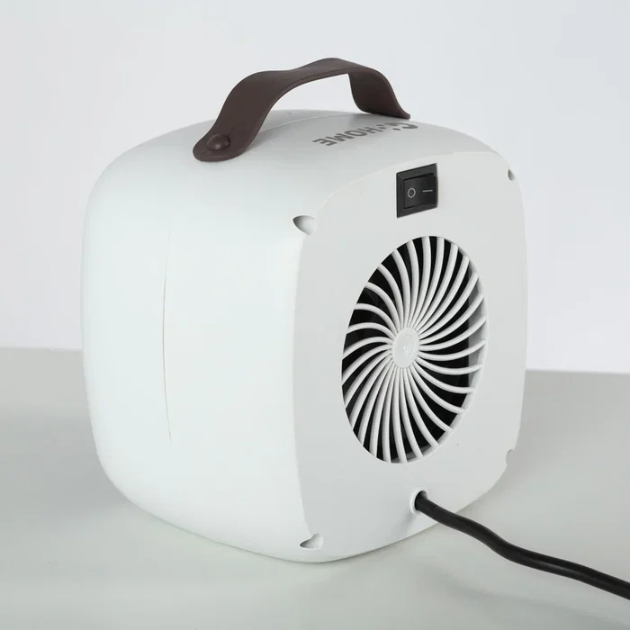 Chaufferette PTC + Ventilateur 500W Blanc