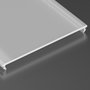Diffuseur SUPERWIDE PMMA pour profils LARGO,inLARGO 2,02 m - Transparente