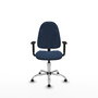PIQUERAS Y CRESPO Chaise de bureau Algarra bleu marine avec mécanisme Contact permanent