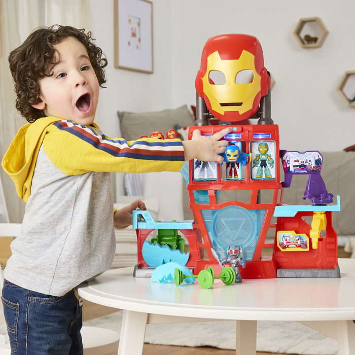 Hasbro Playset QG d'Iron Man Marvel Iron Man and His Awesome Friends