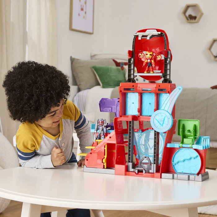 Hasbro Playset QG d'Iron Man Marvel Iron Man and His Awesome Friends
