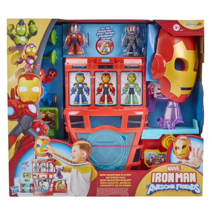 Hasbro Playset QG d'Iron Man Marvel Iron Man and His Awesome Friends