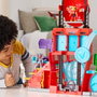 Hasbro Playset Cuartel General Iron Man G1259 - Set de jeu 2 en 1 avec masque, Enfants +3 ans, Marvel
