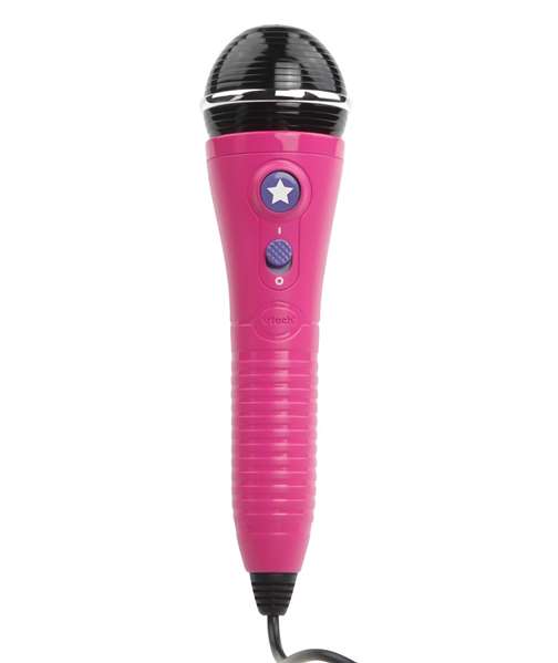 VTECH Kidi Super Star Light-Show 9 en 1 - Microphone Karaoké Rose