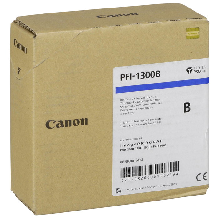 Canon PFI-1300 Réservoir d'encre bleu 330 ml