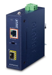 Planet IGTP-815AT Convertisseur de média industriel Gigabit PoE+ Compact
