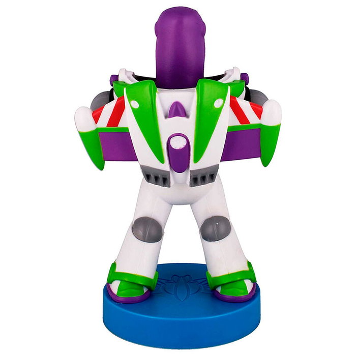 EXQUISITE GAMING - Support chargeur figurine Buzz Lightyear Toy Story Disney 20 cm - Pour manettes PS5 DualSense, Xbox Series S/X et smartphones