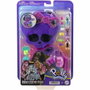 Polly Pocket Coffret Monster High avec 3 mini-figurines et 10 accessoires HVV58
