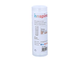 Innspiro Set de 6 bocaux en plastique empilables