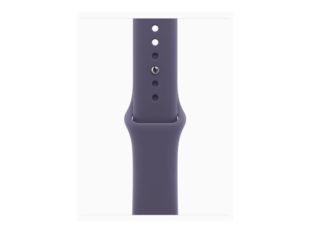 Apple Watch Series 11 GPS + Cellular - Aluminium Argenté - Bracelet Sport Niebla Púrpura - 42 mm