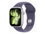 Apple Watch Series 11 GPS + Cellular - Aluminium Argenté - Bracelet Sport Niebla Púrpura - 42 mm