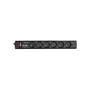 Eaton PS6D Multiprise Parafoudre 6 Prises DIN Européennes Noir