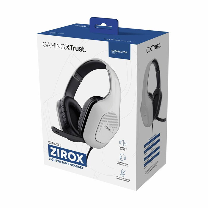 Casques avec Microphone Trust 415PS Blanc PlayStation 5