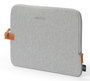 Dicota Skin Urban - Housse en néoprene polyester recyclé, grise, pour MacBook 14" - Protection ajustée avec intérieur doux et boucle pratique