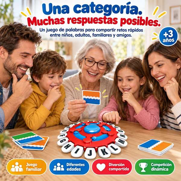 Jugatoys - enfamilia Juego Palabras Rápidas