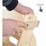 Roba Sit Up Click & Fun - Chaise haute évolutive en bois naturel