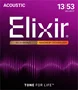 Elixir Juego Acústica Nanoweb 80/20 Bronze HD Light Cordes 13-53