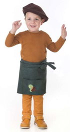 Creaciones Llopis - Combinaison castañero vert automne pour enfant - Taille 1-2 ans