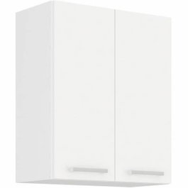 Atlas Meuble haut de cuisine 2 portes - Blanc - L60 x P31 x H72 cm