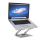 Icy IB-NH300-R Support pour ordinateur portable rotatif 360° argenté