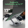 Icy IB-NH300-R Support pour ordinateur portable rotatif 360° argenté