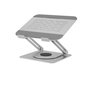 Icy IB-NH300-R Support pour ordinateur portable rotatif 360° argenté