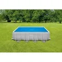 Intex Bâche à bulles rectangulaire UTF00168 pour piscine 4m x 2m - 120 microns - Bleu