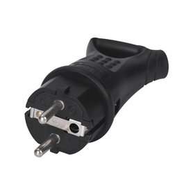 GSC Evolution Fiche bipolaire noire avec poignée étanche en caoutchouc 4,8 mm