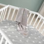 Roba Parc bébé hexagonal Little Stars - Blanc et Gris - Motif Étoile