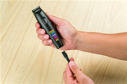 Wahl 09893-0464 Multigroomer Color Trim Advanced - Tondeuse Multifonction avec 4 Têtes Interchangeables, Coupe-Barbe, Peignes Colorés et Moteur Puissant