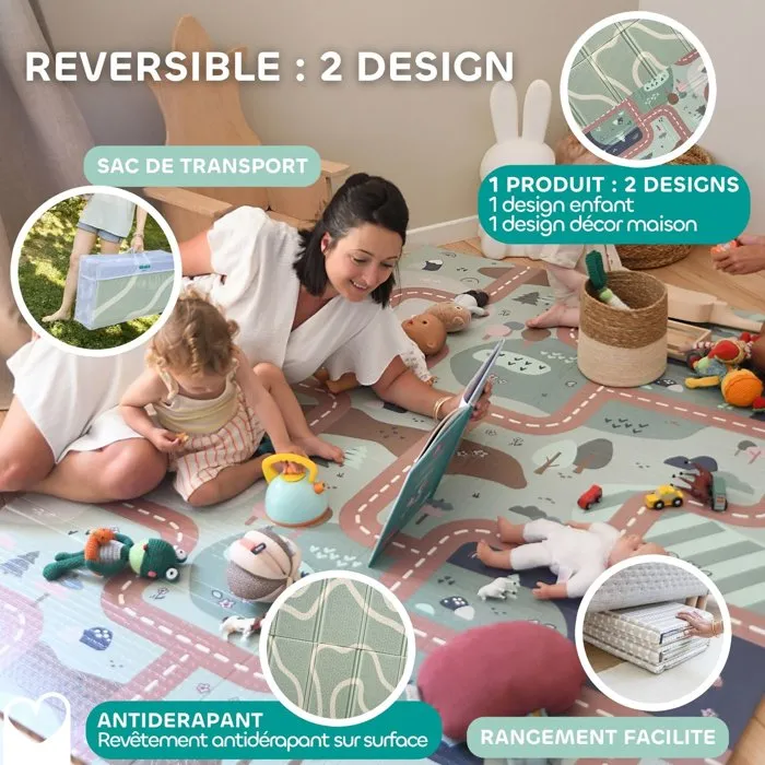 Beaba Tapis de motricité XXL Play Life Landform Beaba Tapis de motricité XXL Play Life Landform