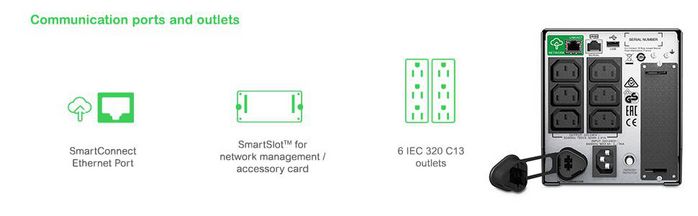 APC Smart-UPS SMT750IC 750 VA 500 W