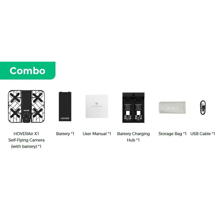 Drone Hoverair X1 Noir