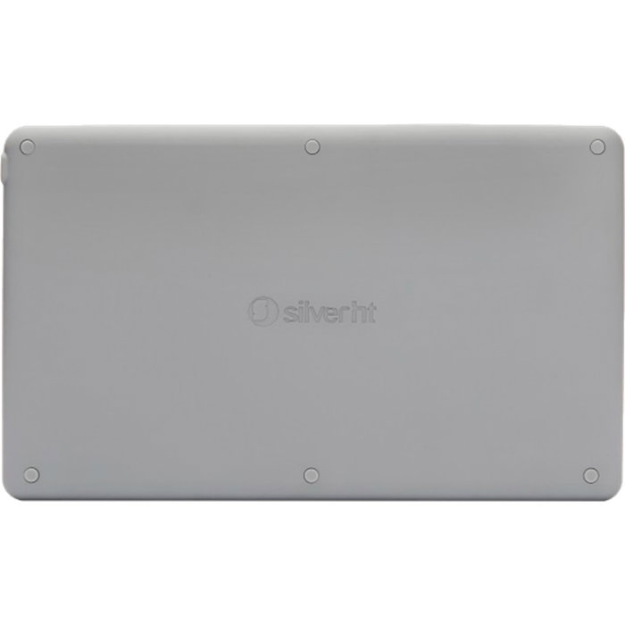 Silver HT Clavier Bluetooth Universal Silver sans Fil - Membrane Chiclet - Layout Anglais - Compatible Windows, iOS, Android - Batterie Lithium Silver HT Clavier Bluetooth Universal Silver sans Fil - Membrane Chiclet - Layout Anglais - Compatible Windows, iOS, Android - Batterie Lithium
