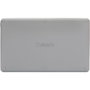 Silver HT Clavier Bluetooth Universal Silver sans Fil - Membrane Chiclet - Layout Anglais - Compatible Windows, iOS, Android - Batterie Lithium
