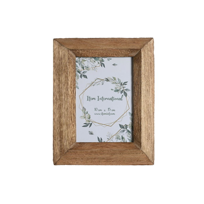 Cadre photo Home ESPRIT Naturel Verre Bois de manguier