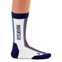 Sparco Chaussettes Design Martini-R Taille 41-46 Blanc/Bleu marine