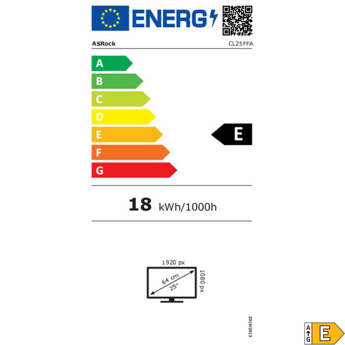 Écran ASRock CL25FFA