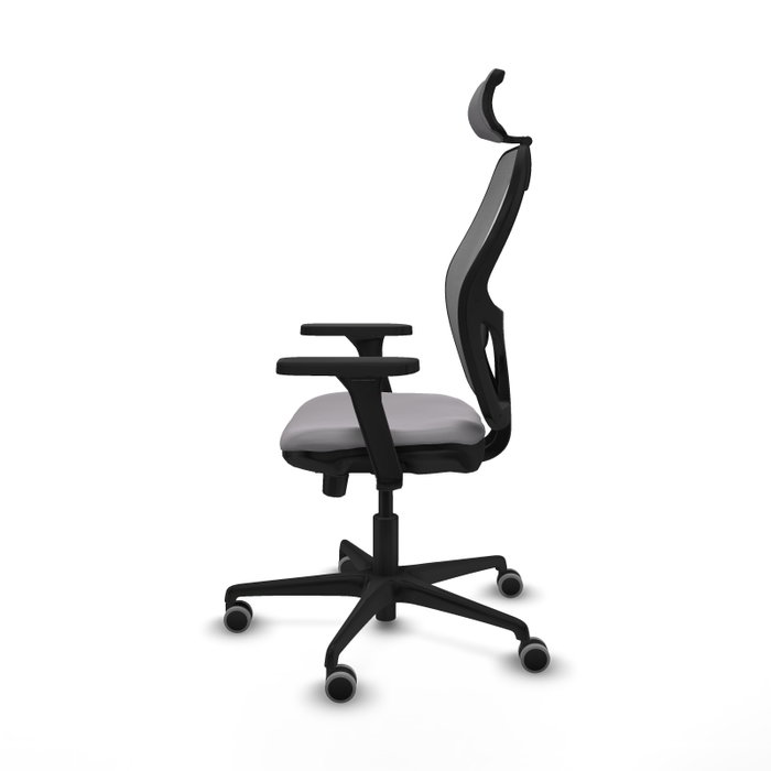Chaise de Bureau avec Appui-tête Jorquera Piqueras y Crespo 3D036G2 Gris