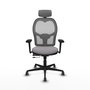 Chaise de Bureau avec Appui-tête Jorquera Piqueras y Crespo 3D036G2 Gris