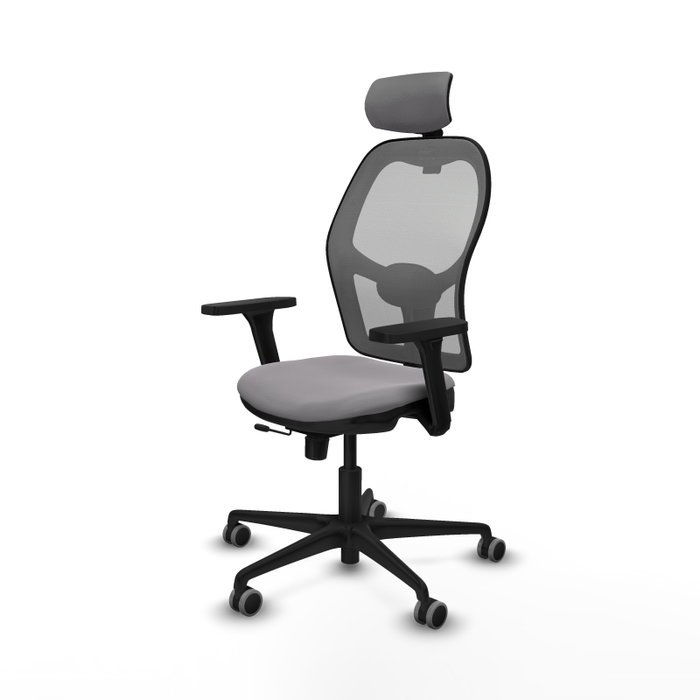 Chaise de Bureau avec Appui-tête Jorquera Piqueras y Crespo 3D036G2 Gris