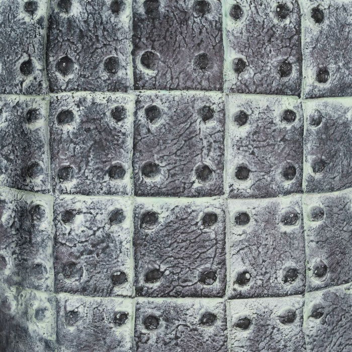 Figurine Décorative Gris Guerrier 38,5 x 34 x 122 cm