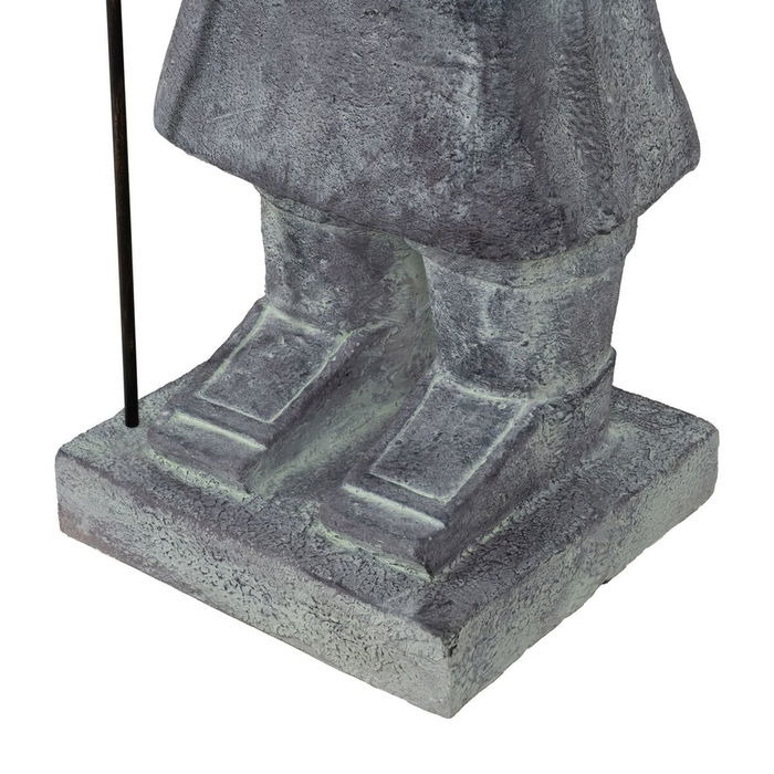Figurine Décorative Gris Guerrier 38,5 x 34 x 122 cm