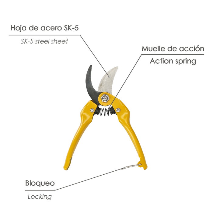 WOLFPACK LINEA PROFESIONAL Ciseaux de taille 3164-1 190 mm